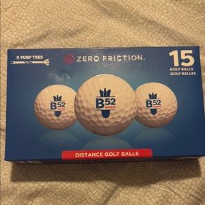 Zero Friction B52 Bomber Golf Balls Set